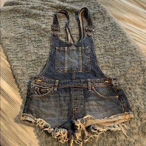 Free people jean overalls